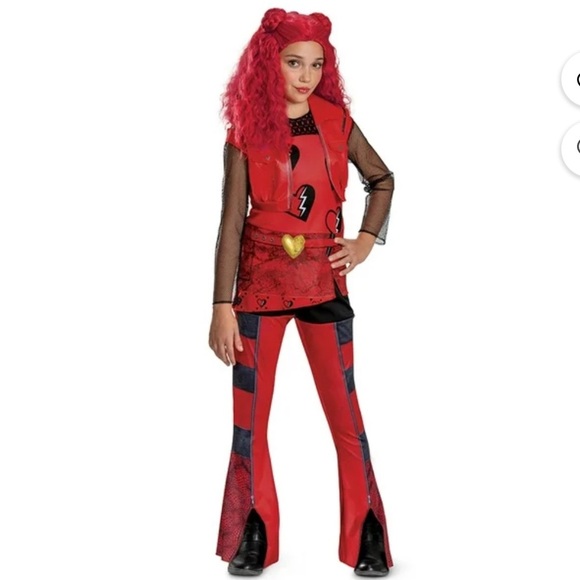 Disney Descendants Red Costume Disguise Small 4-6X NEW Halloween - Picture 1 of 6